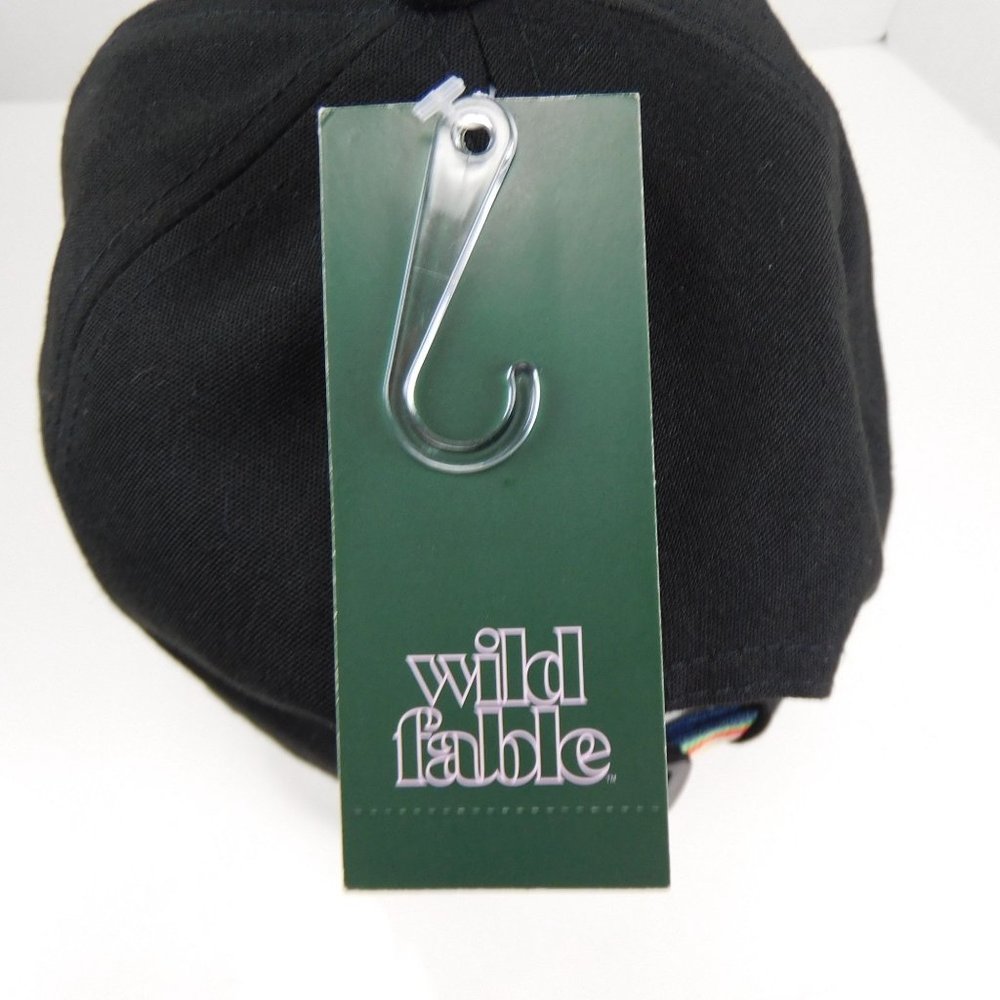 Wild Fable Women's Wild Fable OK Black Baseball Hat Adjustable Hook & Loop - Picture 8 of 10